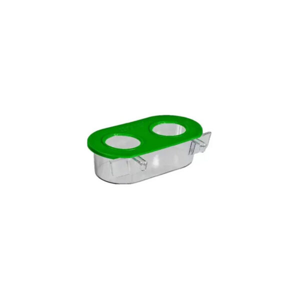COMEDOURO C/GANCHO 2 FUROS CRIST 100ML