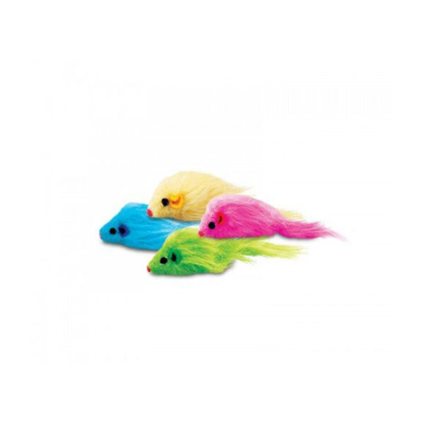 BRINQUEDO 4 MINIS RATOS