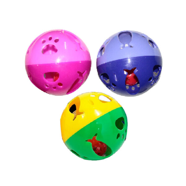 BOLA PLASTICA PARA ANIMAIS AMARELA