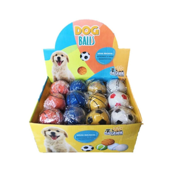 BOLA DOG BALL CAIXA C/24 UN