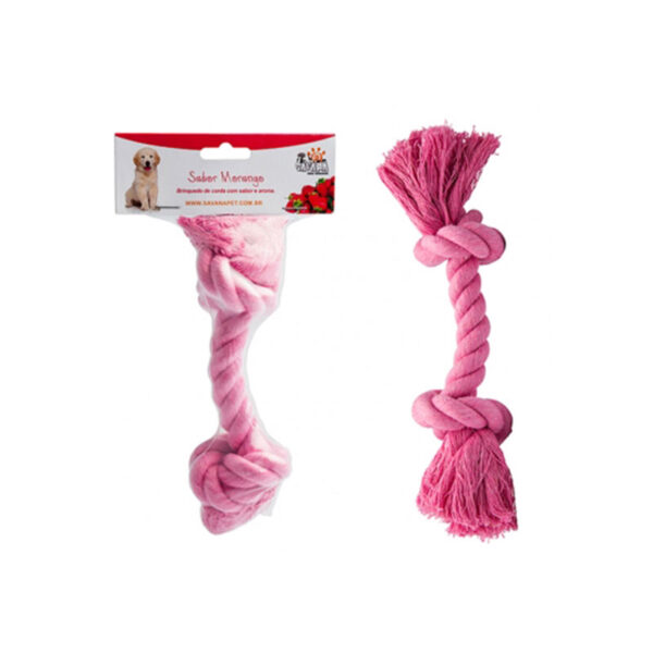BRINQUEDO CORDA NO ROSA AROMA MORANGO