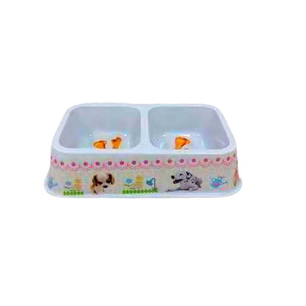 PET 23337 COMEDOURO DUPLO SILK 700ML