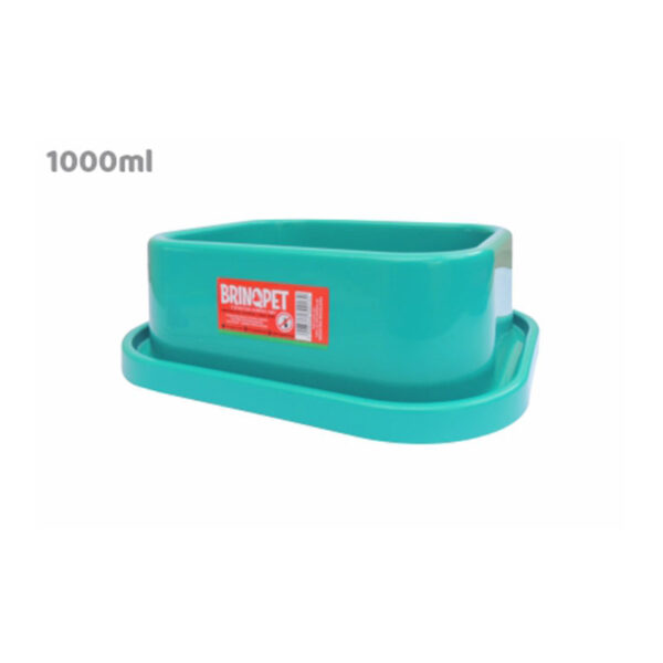 COMEDOURO QUADRADO ANT-FORM G 1000ML