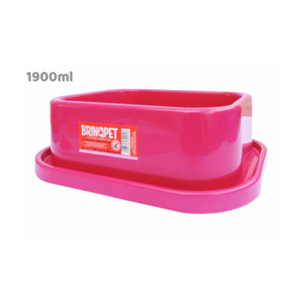 COMEDOURO QUADRADO ANT-FORM GG 1900ML