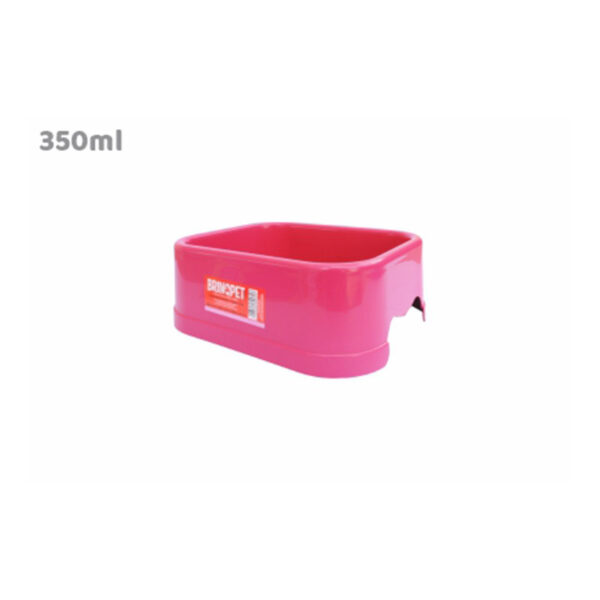 COMEDOURO QUADRADO P/ GATO P 350ML