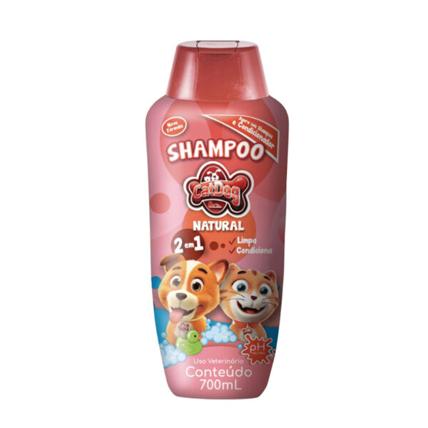 SHAMPOO CAT DOG NATURAL  2 EM 1 700ML