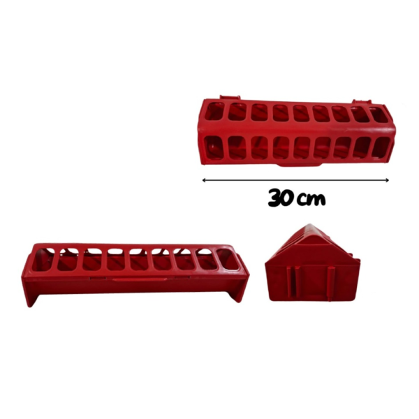 COMED CALHA LINEAR PLAST VERM 30CM